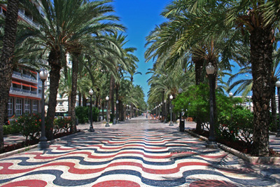 Hafenpromenade in Alicante
