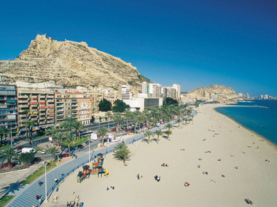 Strand in Alicante